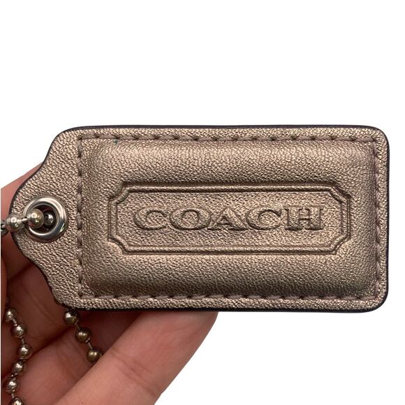 2" COACH Fob Bag Charm Hang tag Hangtag - Picture 1 of 2
